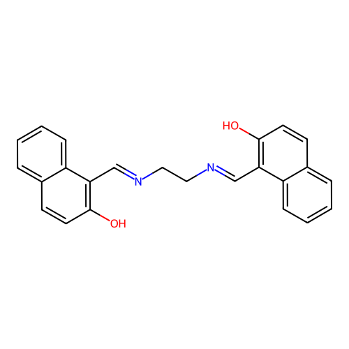 Alpha,alpha'-(ethylenedinitrilo)-bis-(1-methyl-2-naphthol) structure