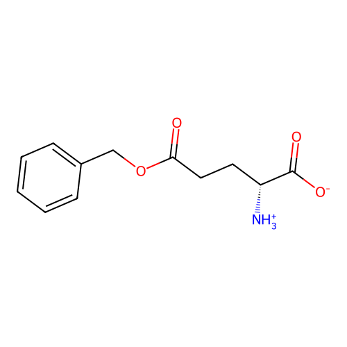 (2R)-2-azaniumyl-5-oxo-5-phenylmethoxypentanoate structure