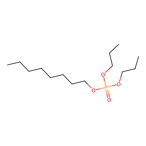 Phosphoric acid, dipropyl octyl ester structure