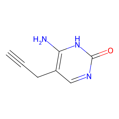 2(1H)-Pyrimidinone, 4-amino-5-(2-propynyl)- structure