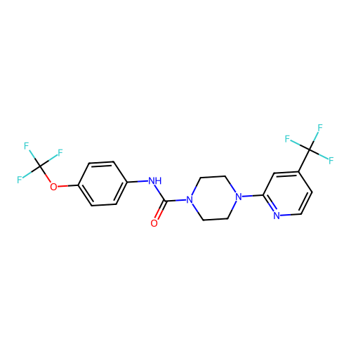 1-piperazinecarboxamide,n-[4- phenyl]-4-[4-2-pyridinyl]- structure