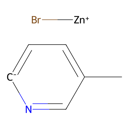 5-Methyl-2-pyridylzinc bromide structure