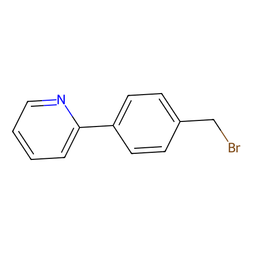 2-(4-Bromomethylphenyl)pyridine structure