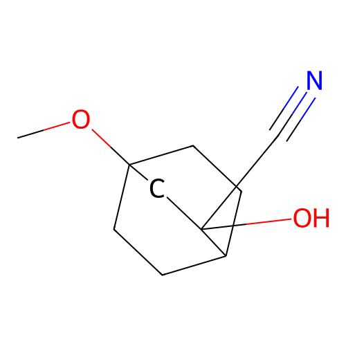 2-Hydroxy-4-methoxybicyclo[2.2.2]octane-2-carbonitrile structure