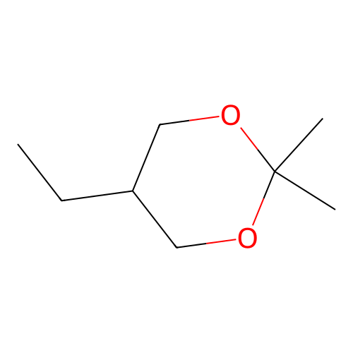 1,3-Dioxane, 5-ethyl-2,2-dimethyl- structure