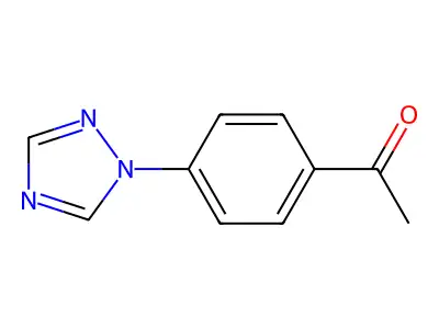 1-[4-(1H-1,2,4-Triazol-1-yl)phenyl]ethan-1-one structure