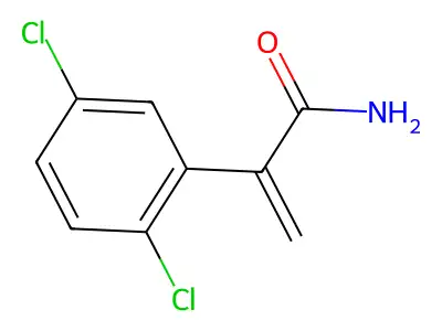 2-(2,5-Dichlorophenyl)prop-2-enamide structure