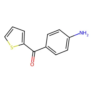 (4-Aminophenyl)(2-thienyl)methanone structure