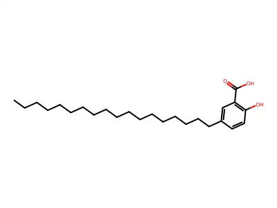 2-Hydroxy-5-octadecylbenzoic acid structure