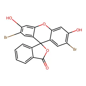 2',7'-Dibromo-3',6'-dihydroxyspiro(isobenzofuran-1(3H),9'-(9H)xanthen)-3-one structure