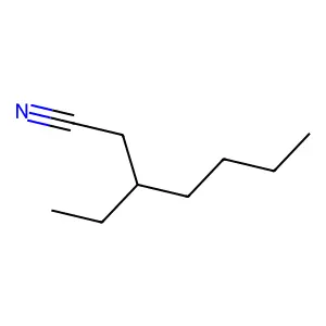 3-Ethylheptanenitrile structure
