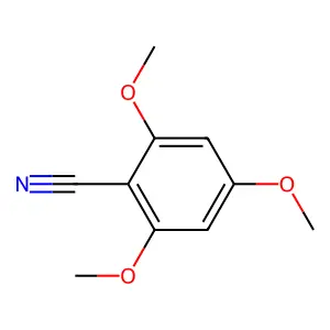 2,4,6-Trimethoxybenzonitrile structure