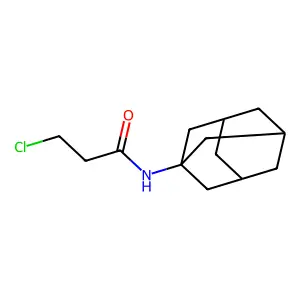 N-(1-金刚烷基)-3-氯丙酰胺 structure