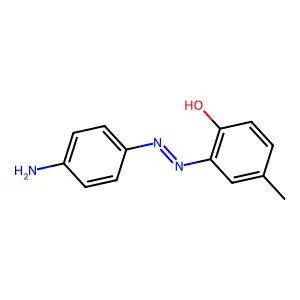 2-[2-(4-Aminophenyl)diazenyl]-4-methylphenol structure