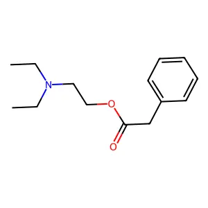 2-(Diethylamino)ethyl benzeneacetate structure