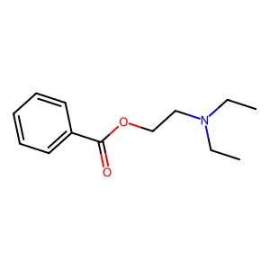 2-(二乙氨基)乙基苯甲酸酯 structure