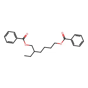 6-(Benzoyloxy)-2-ethylhexyl benzoate structure