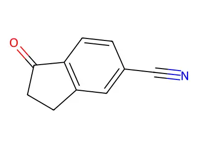 1-oxo-2,3-dihydro-1H-indene-5-carbonitrile structure