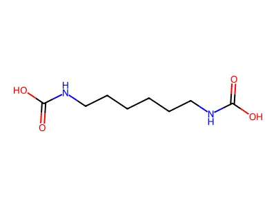 Hexamethylenedicarbamic acid structure