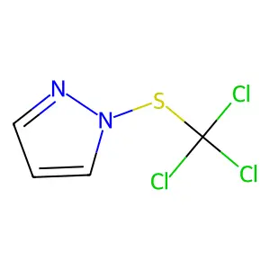Pyrazole, 1-((trichloromethyl)thio)- structure