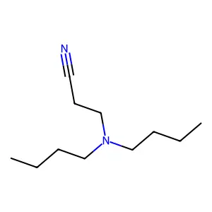 3-(二丁氨基)丙腈 structure