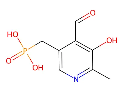 Pyridoxal 5'-methylenephosphonate structure