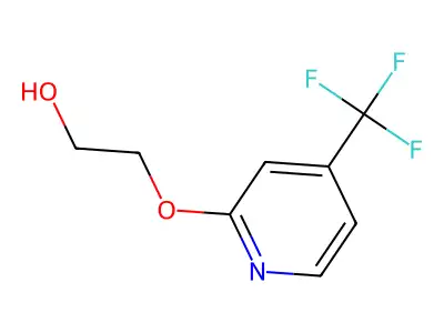 2-(4-Trifluoromethyl-pyridin-2-yloxy)-ethanol structure