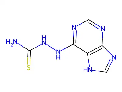 (7H-purin-6-ylamino)thiourea structure