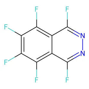 Phthalazine, hexafluoro- structure