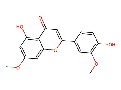毡毛美洲茶素 structure