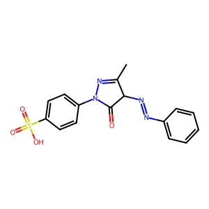 Acid Yellow 11 free acid structure