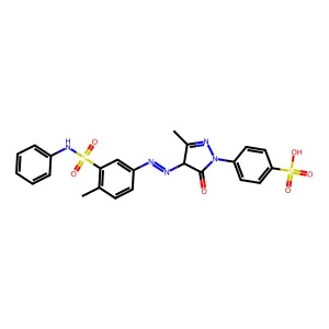 Acid Yellow 25 free acid structure