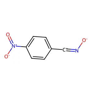 Benzonitrile, 4-nitro-, N-oxide structure