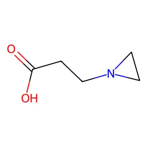 Aziridine-1-propionic acid structure