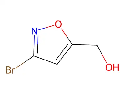 (3-Bromo-1,2-oxazol-5-yl)methanol structure
