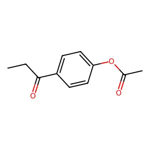 4-Acetoxypropiophenone structure