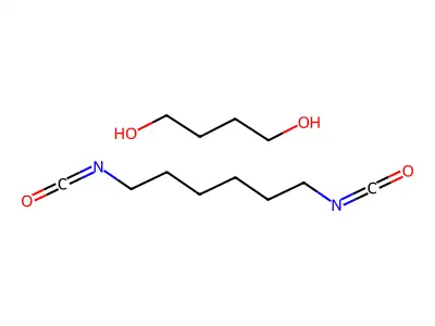 Butane-1,4-diol;1,6-diisocyanatohexane structure