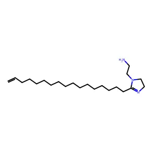 1H-Imidazole-1-ethanamine, 2-(heptadecen-1-yl)-4,5-dihydro- structure