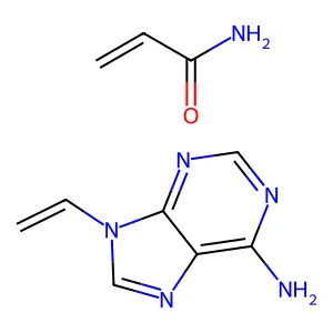 9-乙烯基嘌呤-6-胺丙烯酰胺 structure