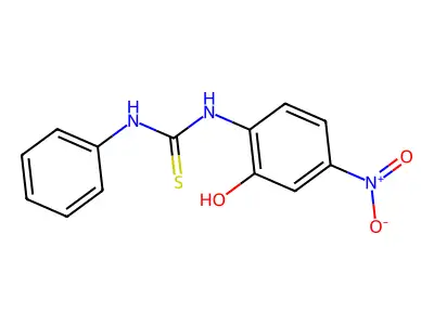 1-(2-Hydroxy-4-nitrophenyl)-3-phenylthiourea structure
