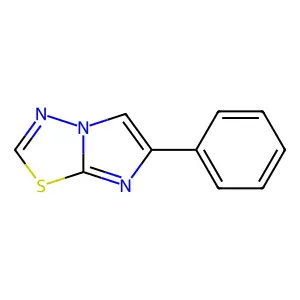 6-Phenylimidazo(2,1-b)(1,3,4)thiadiazole structure