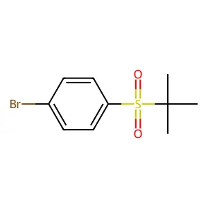 1-Bromo-4-(2-methylpropane-2-sulfonyl)benzene structure