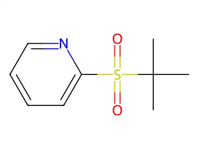 2-(Tert-butylsulfonyl)pyridine structure