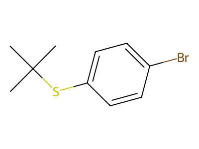 1-Bromo-4-(tert-butylsulfanyl)benzene structure
