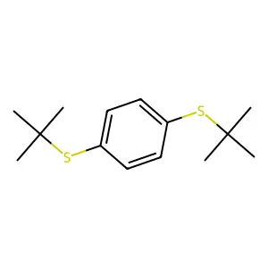 1,4-Bis(tert-butylsulfanyl)benzene structure