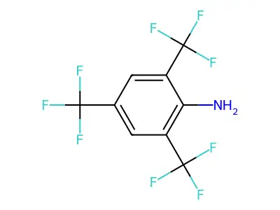 2,4,6-Tris(trifluoromethyl)aniline structure