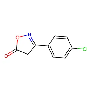 3-(4-Chlorophenyl)-1,2-oxazol-5(4H)-one structure
