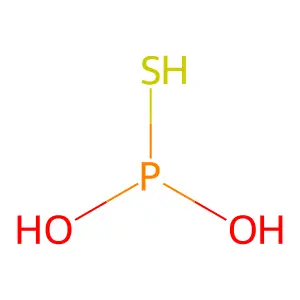 硫代亚磷酸 structure