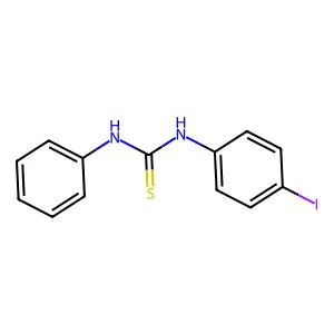 Carbanilide, 4-iodothio- structure