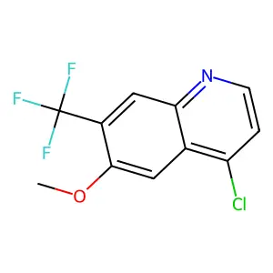 4-Chloro-6-methoxy-7-(trifluoromethyl)quinoline structure
